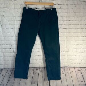 Levi’s Mens Green Chino Khaki Pants size 32x34 White Tab I.D. 55688‎